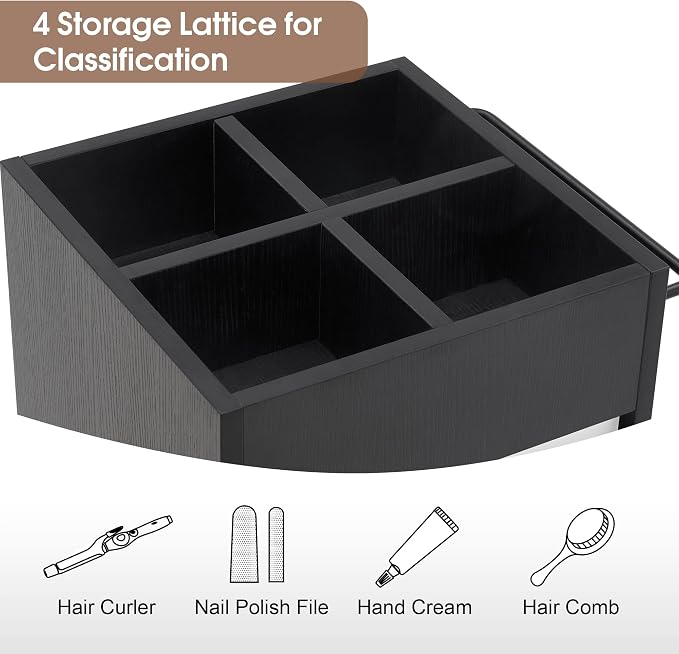 BarberPub Salon Trolley with Drawers Barber Cart Storage Cabinet Beauty - Image 3