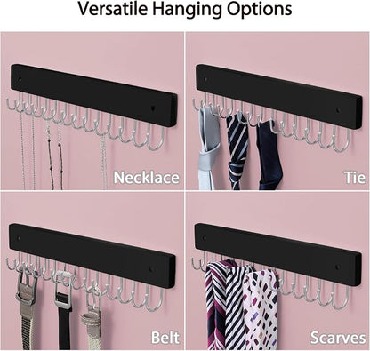Wall Mounted Necklace Holder, Classic Style Necklace Holder, Tangle-Free Wall - Image 6