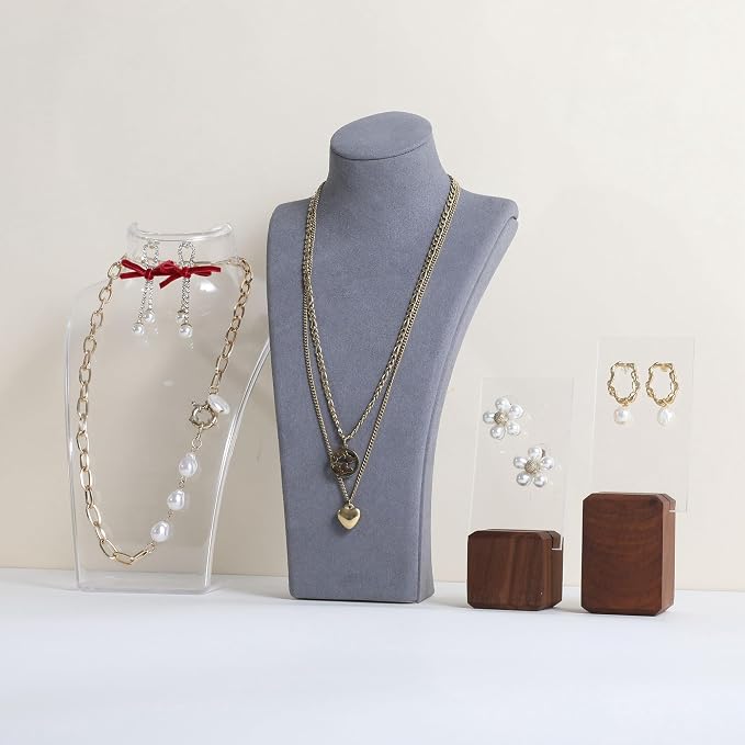 GemeShou Grey necklace storage organizer - Image 8