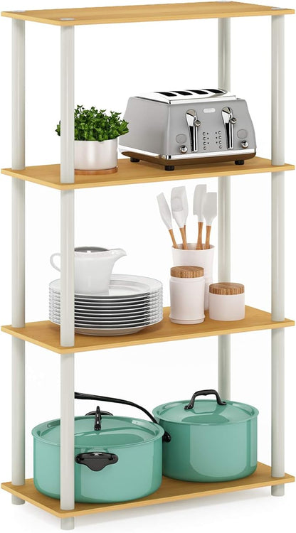 Furinno Turn-N-Tube 4-Tier Multipurpose Shelf Display Rack - Image 8