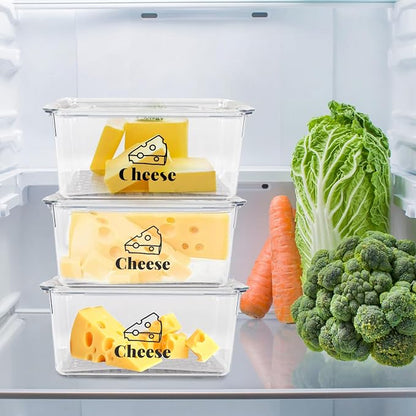 Cheese Holder Food Storage, Airtight Cheese Storage Box - Image 6