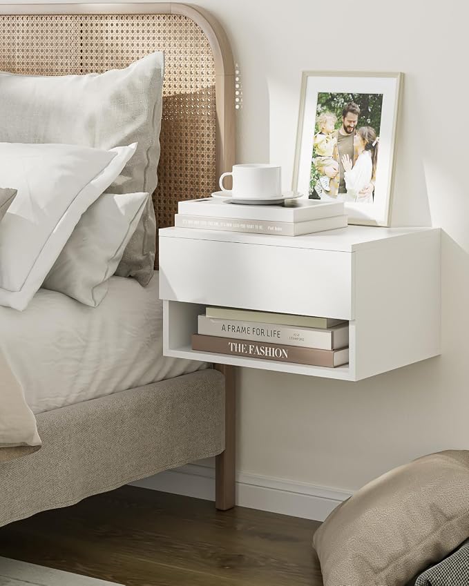 Floating Nightstand, Small Modern Floating Nightstand - Image 3