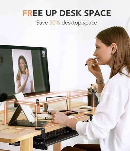 Hemudu Keyboard Tray Under Desk Pull Out - Image 5