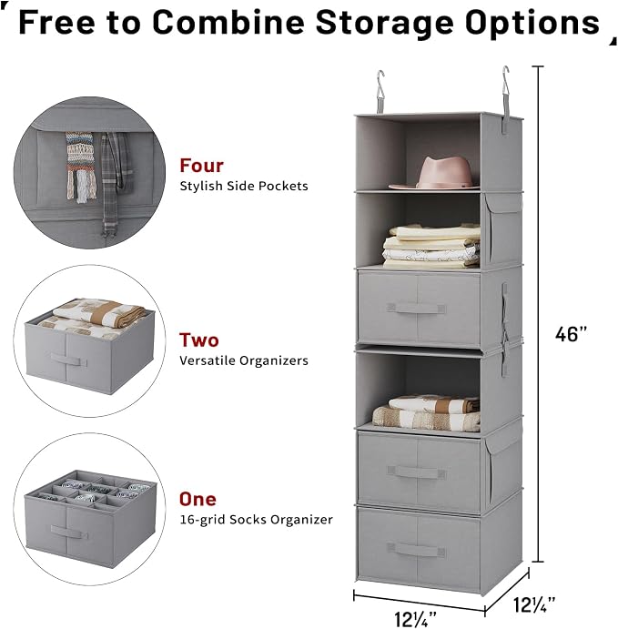 Vailando 6-Tier Hanging Shelves - Image 3
