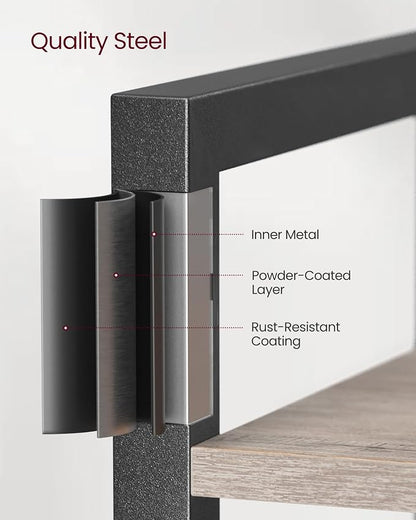 VASAGLE 6-Tier Bookshelf, Bookcase - Image 6