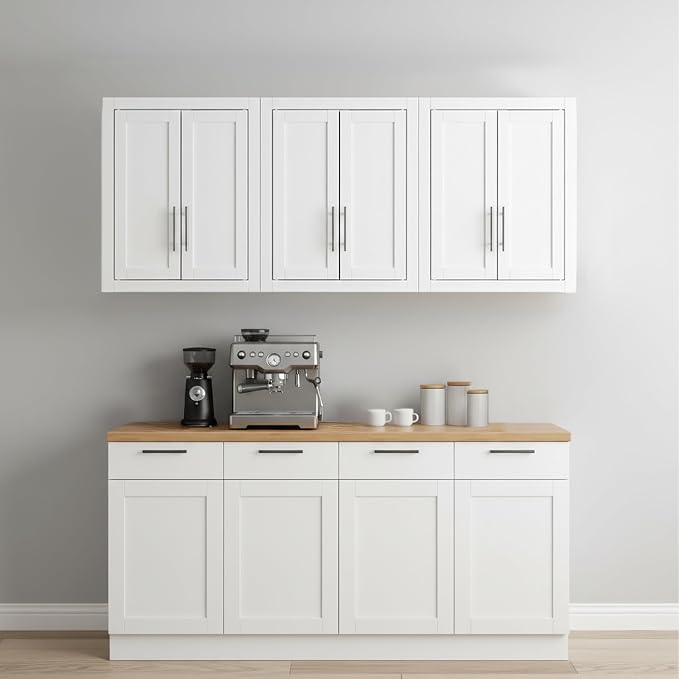 Crosley Furniture Savannah 3-Piece Wall Kitchen Storage Cabinet, Cabinets - Image 2