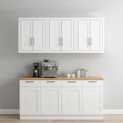 Crosley Furniture Savannah 3-Piece Wall Kitchen Storage Cabinet, Cabinets - Image 2