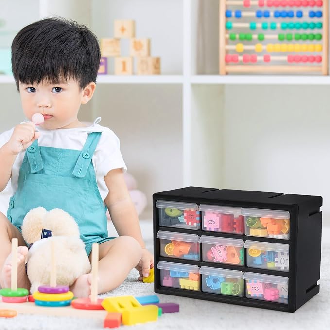Sadstory 9-Drawer Plastic Drawer Storage Cabinet - Image 6