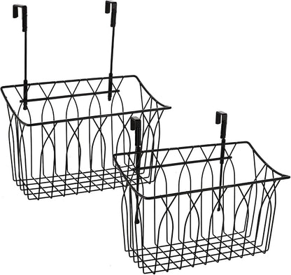 TOPZEA 2 Pack Grid Storage Baskets by TOPZEA