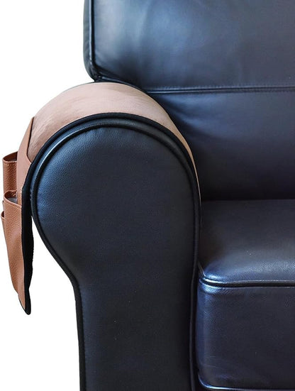 Wanty Velvet Sofa Couch Chair Armrest Soft Caddy Organizer Holder - Image 6