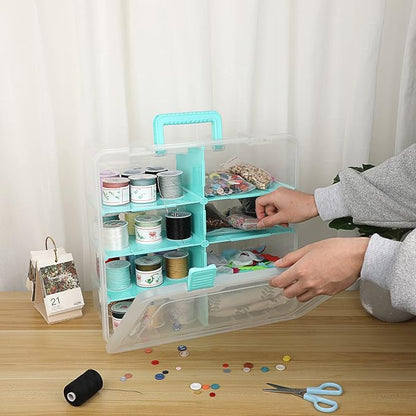 BTSKY Clear Plastic Dividing Storage Box - Image 6