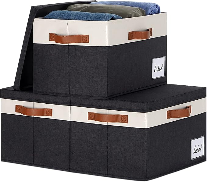 GhvyenntteS Extra Large Storage Bins by GhvyenntteS