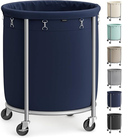 SONGMICS Laundry Basket, Rolling Steel Frame by Unknown