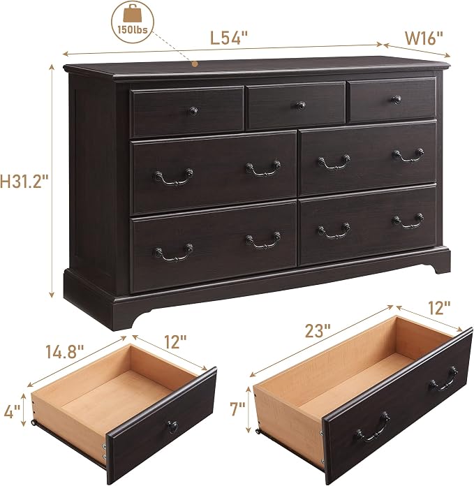 T4TREAM 7 Drawers Dresser Chests - Image 2