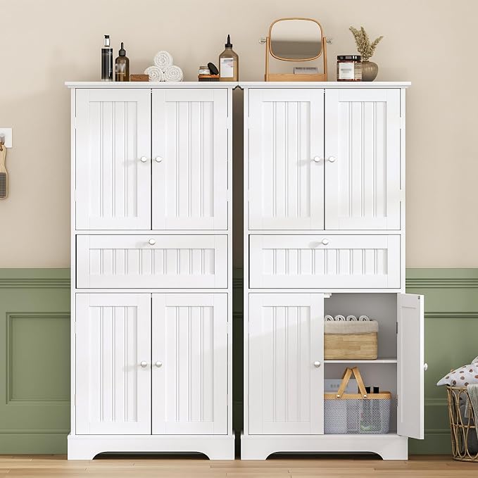 ChooChoo 51" H Bathroom Floor Cabinet - Image 8