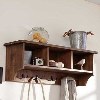 Revive Solid Wood Wall Mounted Coat Rack by AlaterreFurniture
