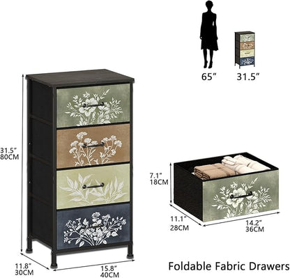 Tohomeor Vintage Dresser Vertical Nightstand - Image 2
