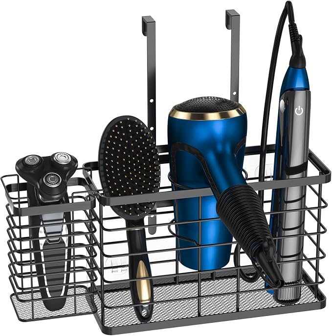 Hair Tool Organizer, Dryer Holder, 3 in 1 Blow Bathroom Organizer Wall by Agotglmi