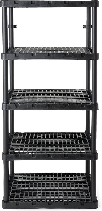 Gracious Living 2 Pack XL Heavy-Duty Storage Shelves, Knect-A-Shelf 5-Shelf - Image 7