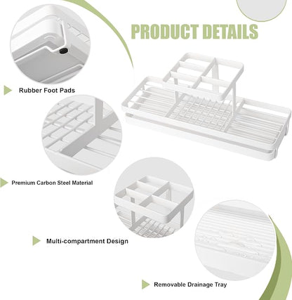 Toothbrush Holders Toothpaste Organizer Bathroom Accessories, 5 Slots, - Image 5