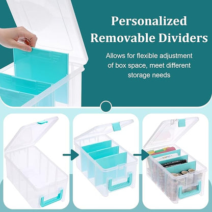 BTSKY Clear Plastic Dividing Storage Box - Image 4