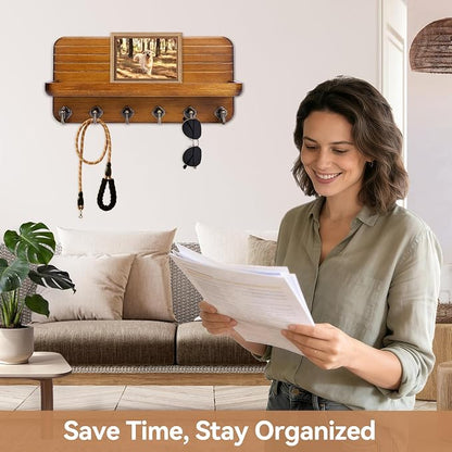Key Holder for Wall, Mail Organizer Wall Mount - Image 2