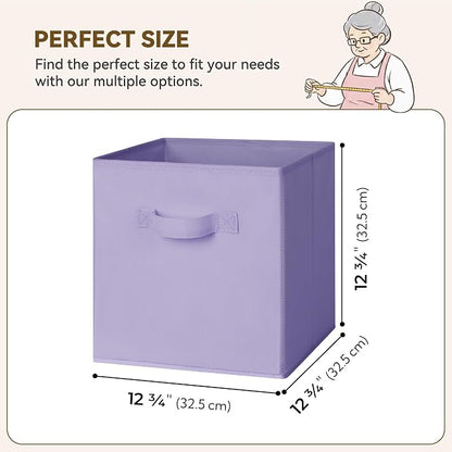 GRANNY SAYS 13 Inch Cube Storage Organizer, Sturdy Handles, Decorative Baskets - Image 6