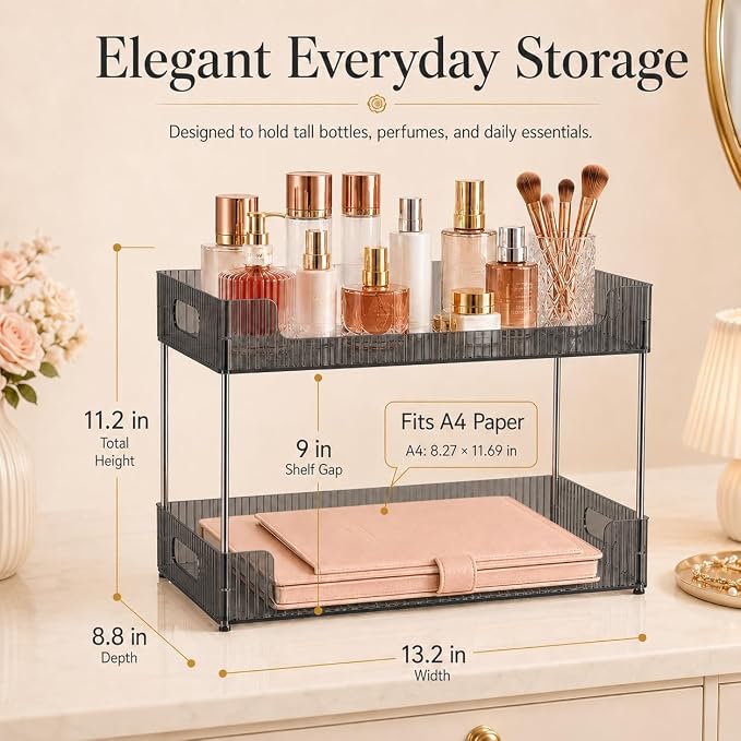 Goderewild Bathroom Counter Organizer, Makeup Organizer - Image 2