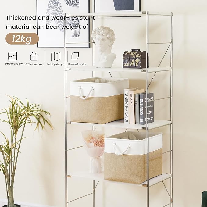 16x12x12 In Foldable Fabric Large Storage Bins - Image 3