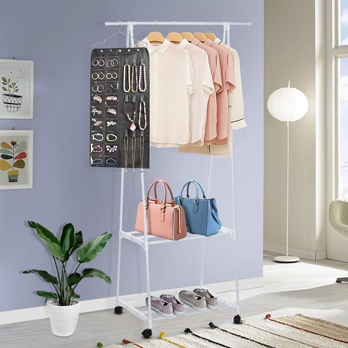 BB Brotrade Hanging Jewelry Organizer, Accessories Organizer, 56 Pocket - Image 4
