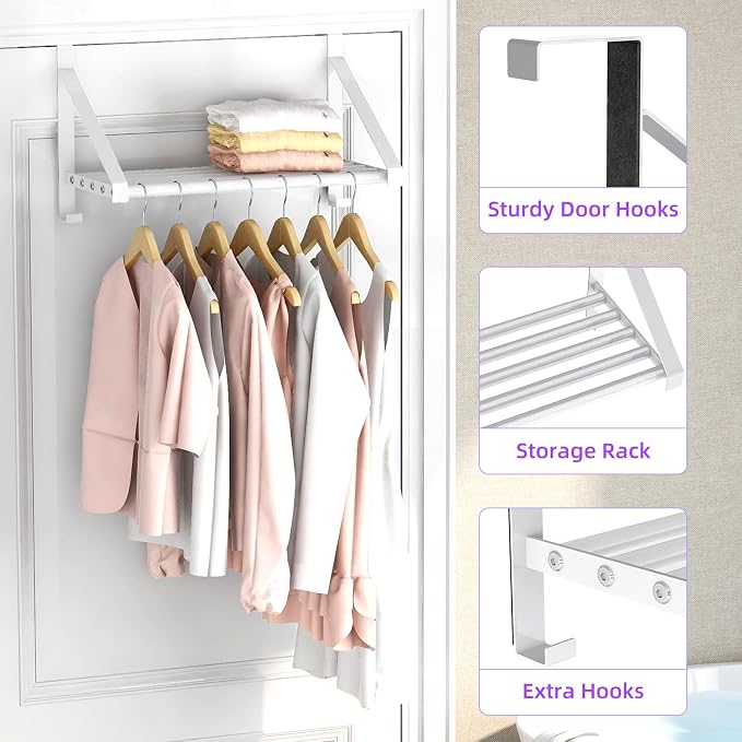 Over The Door Clothes Hanger - Image 2