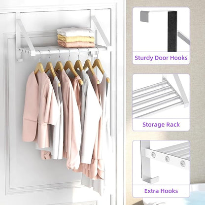 Over The Door Clothes Hanger - Image 2