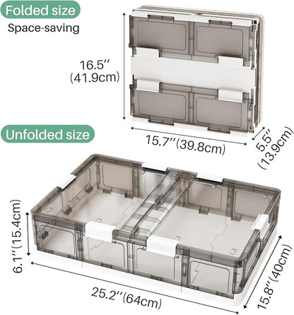Kitstorack 2 Pack Plastic Under Bed Storage Bins - Image 5