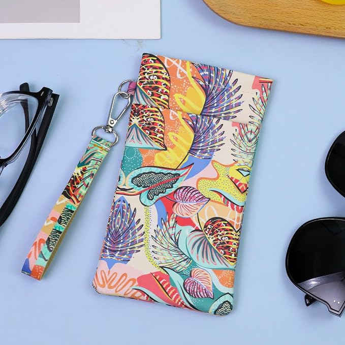 Double Eyeglass Case Soft Dual Glasses Case - Image 7