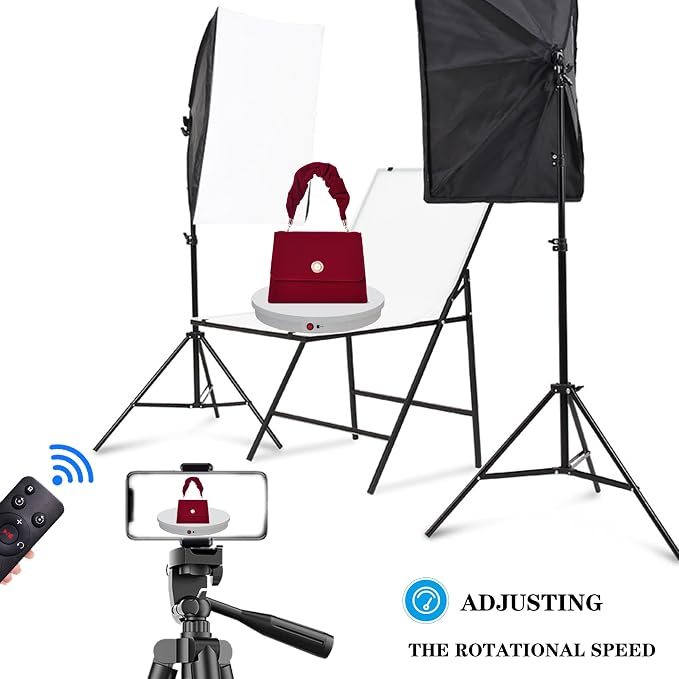 JAYEGT Motorized Rotating Display Stand, 350Lbs Load，360 Degree Electric - Image 6