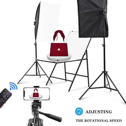 JAYEGT Motorized Rotating Display Stand, 350Lbs Load，360 Degree Electric - Image 6