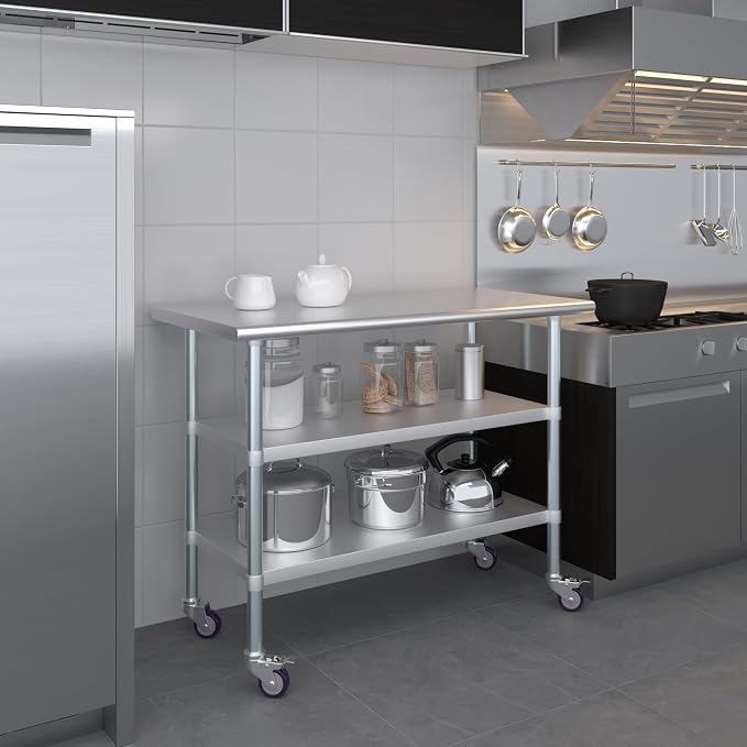 AmGood Stainless Steel Work Table - Image 7