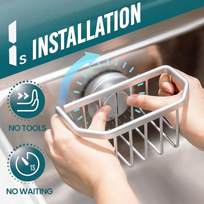 TAILI Sponge Holder for Kitchen Sink - Image 2
