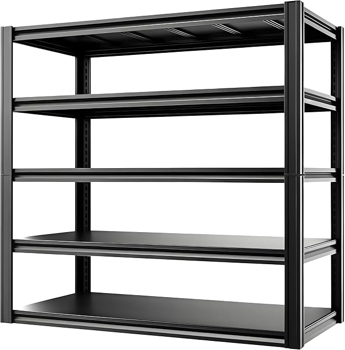 Industrial Storage Rack, Heavy-Duty Steel Shelving Unit 5-Tier by DarubtesForanideallife