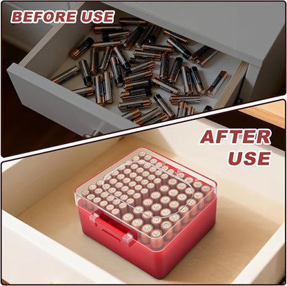 FULLCASE Battery Storage Organizer Box, Holder Container - Image 6