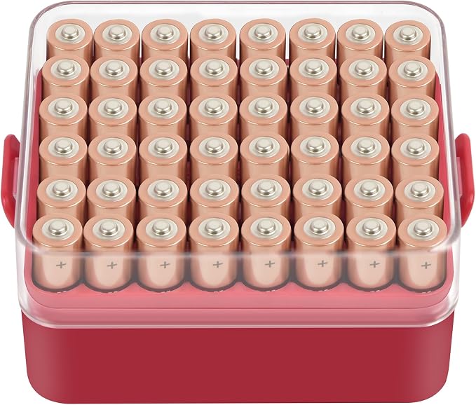 ALCYON Battery Organizer Storage Case, Battery Vault Box Container by ALCYON