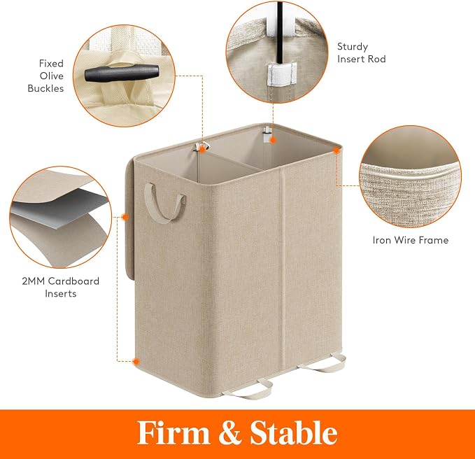 Lifewit Double Laundry Hamper - Image 2