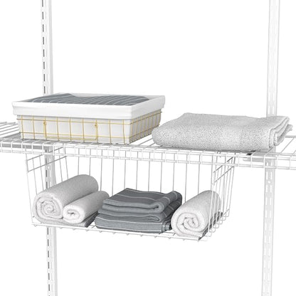 ClosetMaid Wire Hanging Shelf Basket - Image 2