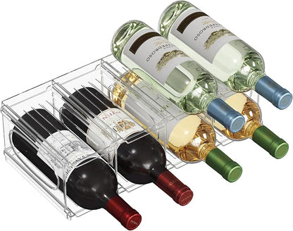 Lifewit Wine Rack for Fridge, Stackable Wine Bottle Holder by Lifewit