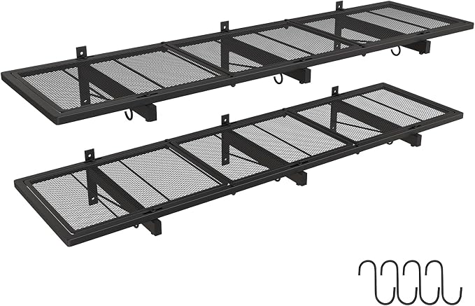2 Pack Garage Wall Shelving, 46 x 12.5 in Heavy Duty Garage Shelves Wall Mounted - Image 8