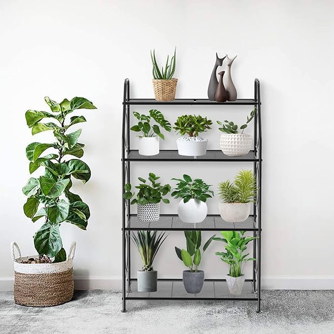 VyGrow Plant Stand, 4 Tier Plant Shelf - Image 2