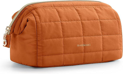 BAGSMART Makeup Bag Travel Toiletry Bag, Puffy Padded Make Up Bags by BAGSMART