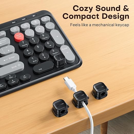 6Pack Cord Organizer, Adhesive Cable Clips - Image 9