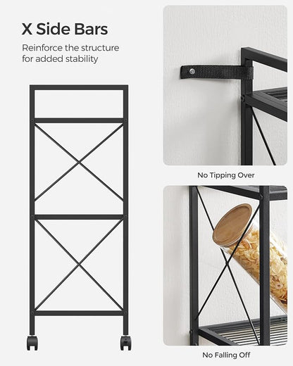 SONGMICS 3-Tier Metal Storage Rack - Image 5
