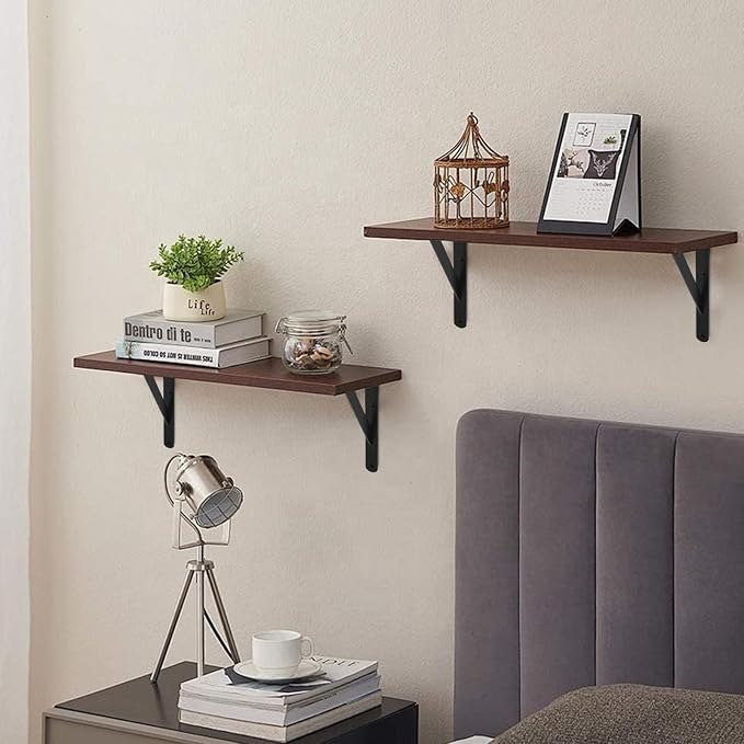 16 Pack L11 x H 8" Black Heavy Duty Shelf Brackets - Image 6